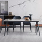 Metal Industrial Rectangle Dining Table Sintered Stone Top Indoor Table with Black Legs Clearhalo 'Dining Tables & Seating' 'Dining Tables' 'dining_table' 'furn' 'furn_dining_table' 'Furniture' 'furniture_dining_table' 'Kitchen & Dining Furniture' 'kitchen' 'kitchen_dining_table' 1200x1200_146a517a-4630-4f00-959b-2c2f4d8bee44