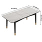 Extendable Sintered Stone Dining Table in White Modern Table with 4 Legs for Restaurant Clearhalo ' dining_table' 'Dining Tables & Seating' 'Dining Tables' 'furn' 'furn_dining_table' 'Furniture' 'furniture_dining_table' 'Kitchen & Dining Furniture' 'kitchen&dining_furn' 'kitchen' 'kitchen_dining_table' 1200x1200_146ca4b4-47d4-48a8-9383-df5dc6167488
