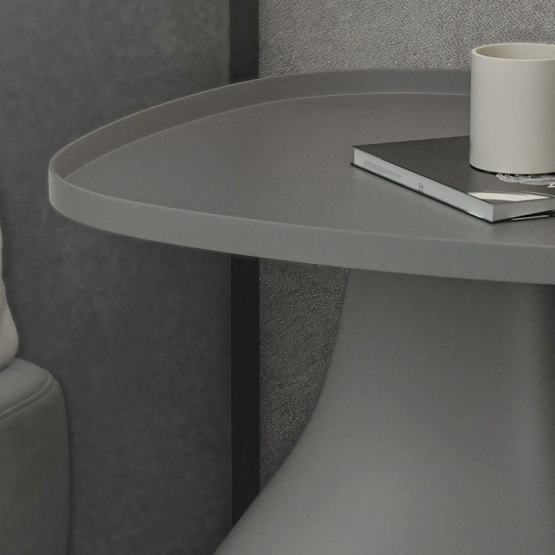 Moderne plastic nachttafel ronde niet-opslag 18 inch h bed nachtkastje