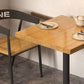 Industrial Solid Wood Dining Table Brown Square Table with Metal Base for Dinning Room Clearhalo ' dining_table' 'Dining Tables & Seating' 'Dining Tables' 'furn' 'furn_dining_table' 'Furniture' 'furniture_dining_table' 'Kitchen & Dining Furniture' 'kitchen&dining_furn' 'kitchen' 'kitchen_dining_table' 1200x1200_146d48fd-2d8c-4b8d-81f1-1d8aa58d0823