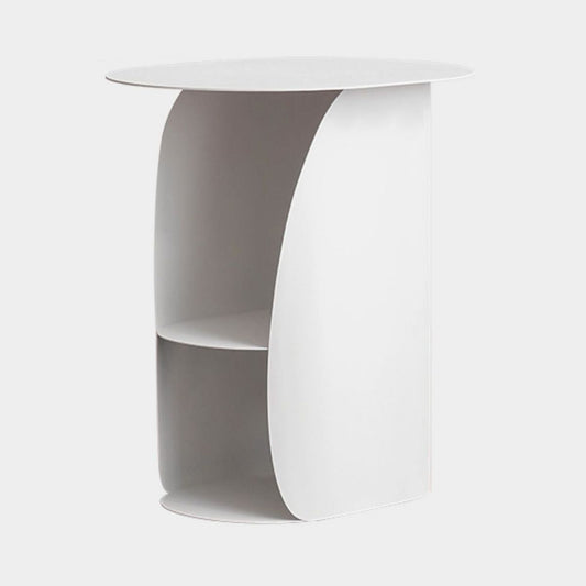 14 "W x 20" H moderno comodino in metallo per cabine da letto con 2 ripiani