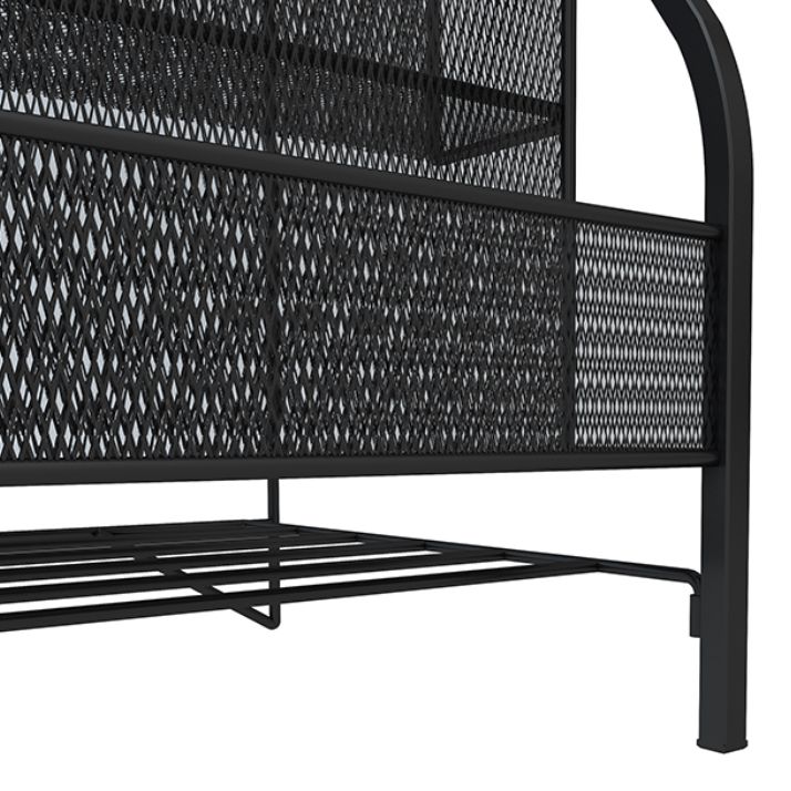 Estantería de estantería estándar de biblioteca contemporánea con estantes