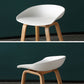 Contemporary Simple Counter Stools 30-inch Indoor Wood Legs Bar Stool with Plastic Seat Clearhalo 'Bar Furniture' 'Bar Stools' 'bar_stools' 'furn' 'furn_bar_stools' 'furniture_bar_stools' 'Kitchen & Dining Furniture' 'kitchen&dining_furn' 'kitchen' 'kitchen_furn' Furniture' 1200x1200_146da06d-f337-42a3-bc75-49b6135e7cb6