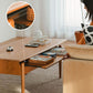 Farmhouse 4 Legs Coffee Table Solid Wood Cocktail Table with 2 Storage Drawers Clearhalo 'Coffee & Accent Tables' 'Coffee Tables' 'coffee_tables' 'furn' 'furn_coffee_tables' 'Furniture' 'Living Room Furniture' 1200x1200_1472697c-be5e-4744-a404-1216b8cb6fd1