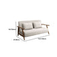 Convertible Sofa Square Arm Tight Back Sofa Bed 34.65 Inch Wide