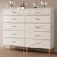 Contemporary Bar Pulls Accent Chest Straight Legs White Accent Chest with Drawer Clearhalo 'Cabinets & Chests' 'cabinets_chests' 'furn' 'furn_cabinets_chests' 'Furniture' 'Living Room Furniture' 1200x1200_147577c6-477f-45e7-aae2-9618734c9158