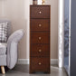 15.74" Wide Wood Accent Chest with Drawers Modern Lacquered Chest Clearhalo 'Cabinets & Chests' 'cabinets_chests' 'furn' 'furn_cabinets_chests' 'Furniture' 'Living Room Furniture' 1200x1200_14761be0-134c-4b5a-9a64-e1d4f9bc76cf