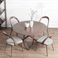 Round Dining Table Simplicity Dinner Room Solid Wood Table with Pedestal Table Clearhalo ' dining_table' 'Dining Tables & Seating' 'Dining Tables' 'furn' 'furn_dining_table' 'Furniture' 'furniture_dining_table' 'Kitchen & Dining Furniture' 'kitchen&dining_furn' 'kitchen' 'kitchen_dining_table' 1200x1200_14765081-cbee-47d4-8d26-1e2be397a8b1