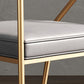 Metal Scandinavian Glam Kitchen Dining Room Arm Chair Open Back Chair Clearhalo ' kitchen&dining_furn' 'Dining Chairs' 'Dining Tables & Seating' 'dining_chair' 'furn' 'furn_dining_chair' 'Furniture' 'furniture_dining_chair' 'Kitchen & Dining Furniture' 'kitchen' 1200x1200_1477187b-60b3-4e4a-9f91-0d33b88b9a24