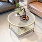 Glass Round Coffee Table 4 Legs Base Type Nesting Cocktail Table Clearhalo 'Coffee & Accent Tables' 'Coffee Tables' 'coffee_tables' 'furn' 'furn_coffee_tables' 'Furniture' 'Living Room Furniture' 1200x1200_147d681e-9fd0-420d-b4db-83ff2c16744b