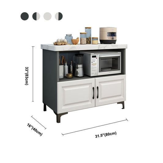 Server per sala da pranzo in marmo moderno in marmo con 2/3 porte