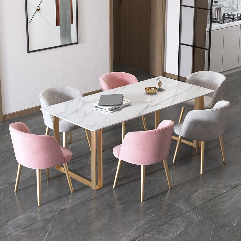 Traditional Luxury Rectangle Dining Table Sintered Stone Dining Table with Double Pedestal Clearhalo ' dining_table' 'Dining Tables & Seating' 'Dining Tables' 'furn' 'furn_dining_table' 'Furniture' 'furniture_dining_table' 'Kitchen & Dining Furniture' 'kitchen&dining_furn' 'kitchen' 'kitchen_dining_table' 1200x1200_1481ff26-2f4b-4fa3-af19-89c77a969793