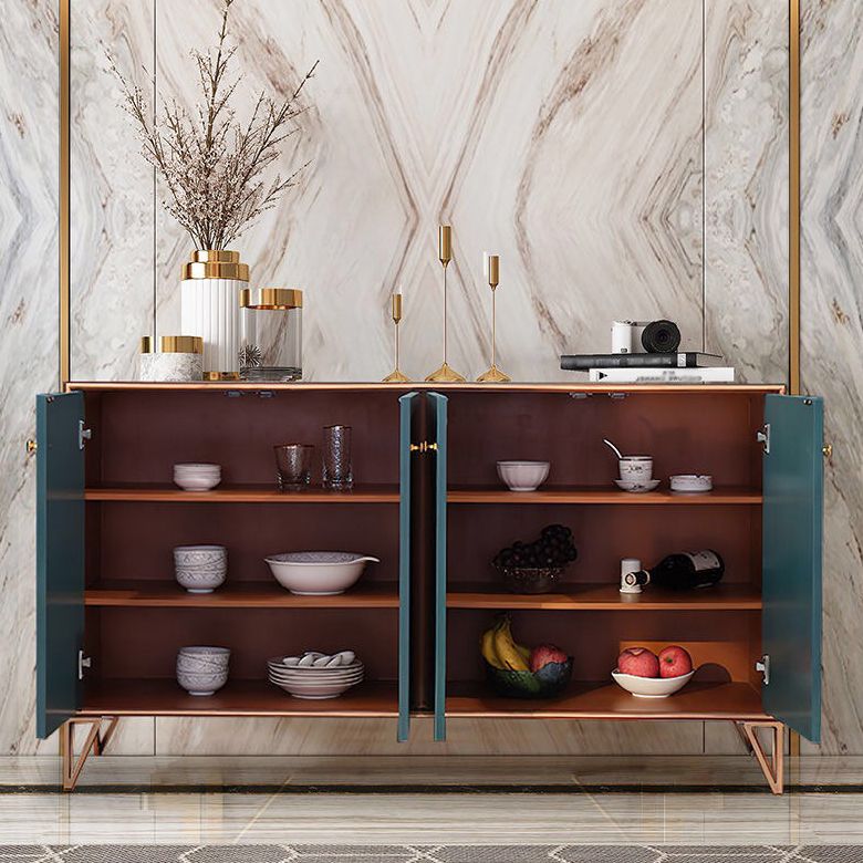 Sala da pranzo glam buffet server server legno buffet server con archiviazione