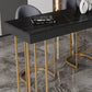 Nordic Glam Bar Counter Table Sintered Stone Table for Kitchen Clearhalo 'Bar Furniture' 'Bar Tables' 'bar_tables' 'furn' 'furn_bar_tables' 'Furniture' 'furniture_bar_tables' 'Kitchen & Dining Furniture' 1200x1200_14838f6d-cac4-4a68-9bbf-dd19ab7d02f8