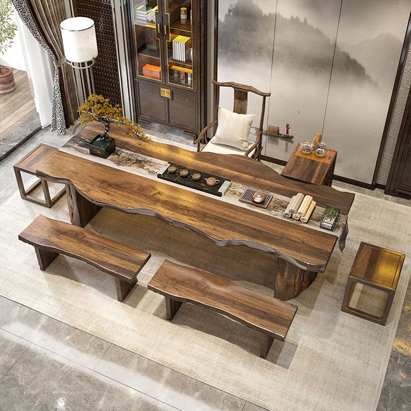 11.7-inch Width Bedroom Bench Mid-Century Modern Solid Wood Seating Bench Clearhalo 'Benches' 'Chairs & Seating' 'furn' 'furn_benches' 'Furniture' 'Living Room Furniture' 1200x1200_148612a7-da95-4c7c-8e15-1b6b449aa8c7