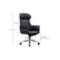 Modern Executive Chair Adjustable Back Height Office Chair with Wheels Clearhalo 'furn' 'furn_office_chair' 'Furniture' 'Office Chairs' 'Office Furniture' 'office_chair' 1200x1200_148b6efd-74ed-488e-ae0a-34aac04f41d8