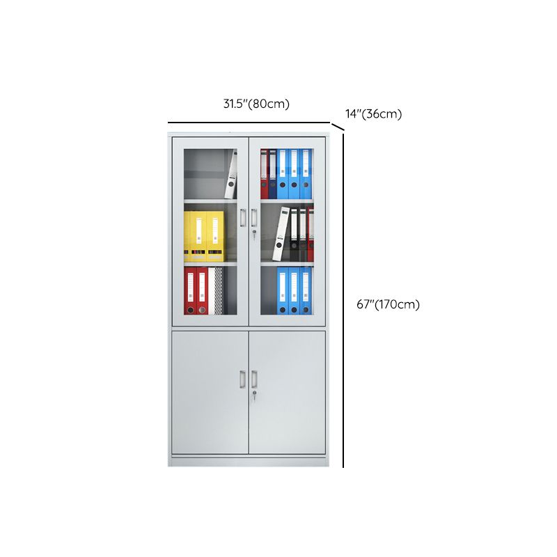 Cabinet contemporain verrouillage en acier et classement de rangement pour le bureau