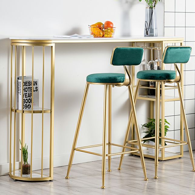 Tavolo da bar a forma irregolare in pietra sinterizzato tavolo da bar lussuoso con doppio piedistallo