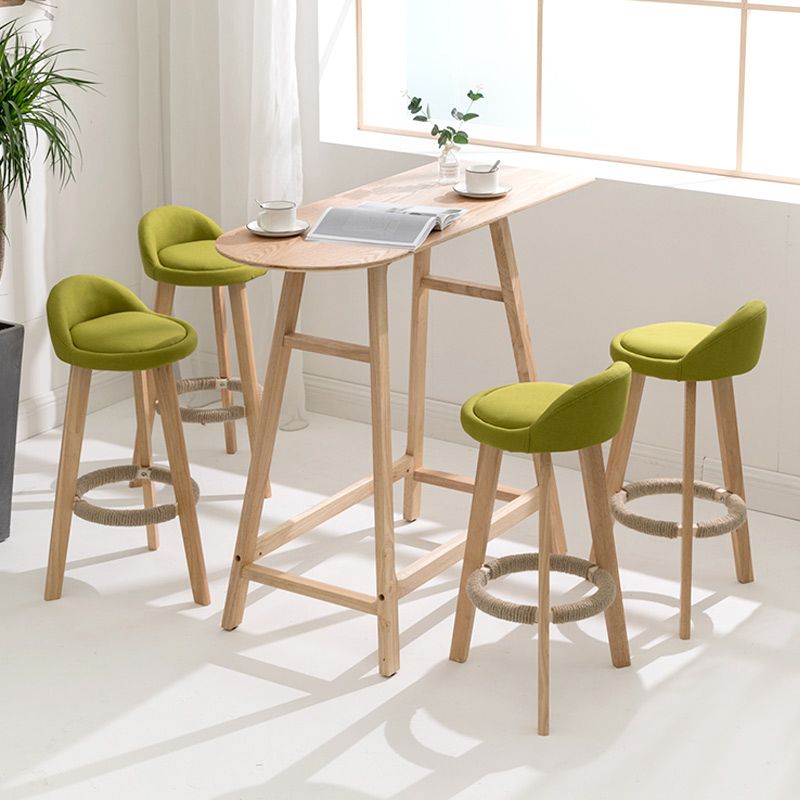 Modern Armless Backrest Counter Stool Wood Household Bar Stool with Wooden Seat Clearhalo 'Bar Furniture' 'Bar Stools' 'bar_stools' 'furn' 'furn_bar_stools' 'furniture_bar_stools' 'Kitchen & Dining Furniture' 'kitchen&dining_furn' 'kitchen' 'kitchen_furn' Furniture' 1200x1200_148e9b9f-9c8b-4ca6-8e83-eafd280092ed