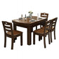 Standard Solid Wood Top Dining Set with 4 Dark Brown Wood Legs for Dining Furniture Clearhalo 'Dining Room Sets' 'Dining Tables & Seating' 'dining_room_set' 'furn' 'furn_dining_room_set' 'Furniture' 'furniture_dining_room_set' 'Kitchen & Dining Furniture' 'kitchen&dining_furn' 'kitchen' 1200x1200_148f2336-a6f6-4f04-b850-09d334f8f43a