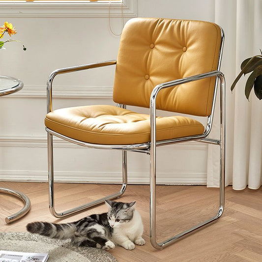 Minimalist Style Upholstered Arm Dining Chairs Solid Back Dining Side Chairs Clearhalo ' kitchen&dining_furn' 'Dining Chairs' 'Dining Tables & Seating' 'dining_chair' 'furn' 'furn_dining_chair' 'Furniture' 'furniture_dining_chair' 'Kitchen & Dining Furniture' 'kitchen' 1200x1200_1492c6c5-0ab8-47dc-b602-886db4c70081