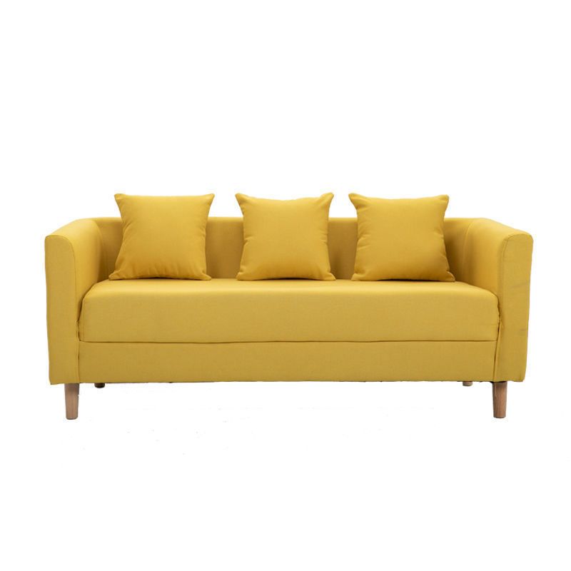 Sofa with 3 Pillows 3 Seater Hair Pin Legs Seating for Bonus Room Clearhalo 'furn' 'furn_sofas' 'Furniture' 'furniture_sofas' 'kitchen' 'kitchen_sofas' 'Living Room Furniture' 'Sofa' 'sofas' 1200x1200_1494503f-c8d8-49cc-aad2-2355b81ebe84