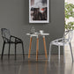 Contemporary Plastic Dining Side Chair Matte Finish Cross Back Dining Chair Clearhalo ' kitchen&dining_furn' 'Dining Chairs' 'Dining Tables & Seating' 'dining_chair' 'furn' 'furn_dining_chair' 'Furniture' 'furniture_dining_chair' 'Kitchen & Dining Furniture' 'kitchen' 1200x1200_14975e71-42f0-4364-848b-77cc84e51075