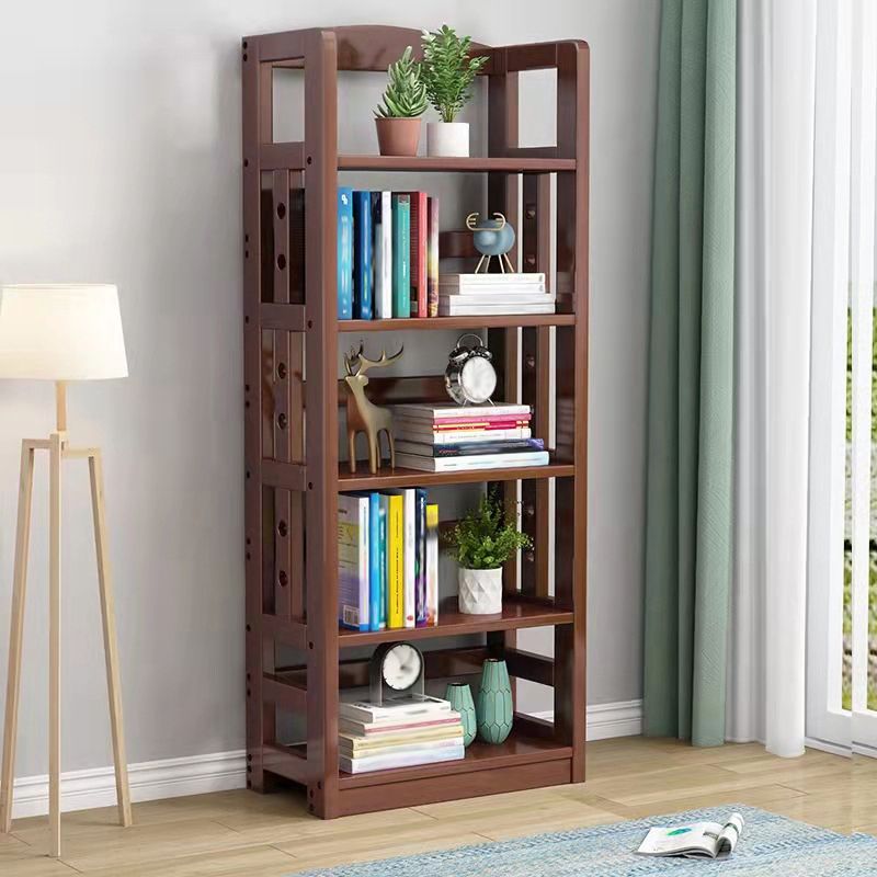 Modern Open Back Standard Bookshelf Wooden Bookcase with Shelves for Study Room Clearhalo 'Bookcases' 'furn' 'furn_bookcases' 'Furniture' 'Office Furniture' 1200x1200_149a38d7-29b4-49a3-8b53-6ed92764e7e4