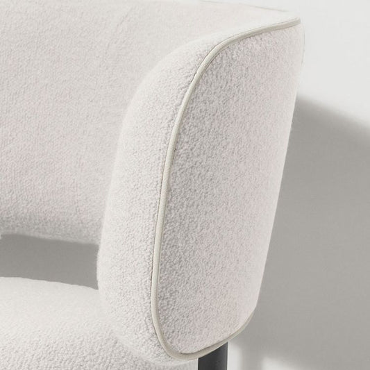 Modern Dining Armchairs Upholstered Open Back Arm Chairs with Metal Legs Clearhalo ' kitchen&dining_furn' 'Dining Chairs' 'Dining Tables & Seating' 'dining_chair' 'furn' 'furn_dining_chair' 'Furniture' 'furniture_dining_chair' 'Kitchen & Dining Furniture' 'kitchen' 1200x1200_149d91aa-d5ca-49f3-bbd8-1b7afdae4edc