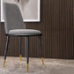 Nordic Style Side Chairs Armless Chairs with Metal Legs for Kitchen Clearhalo ' kitchen&dining_furn' 'Dining Chairs' 'Dining Tables & Seating' 'dining_chair' 'furn' 'furn_dining_chair' 'Furniture' 'furniture_dining_chair' 'Kitchen & Dining Furniture' 'kitchen' 1200x1200_14a3f587-0181-4335-b324-6e599e0a19c4