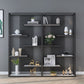 Industrial Style Bookcase Open Back Bookshelf for Home Office Clearhalo 'Bookcases' 'furn' 'furn_bookcases' 'Furniture' 'furniture_bookcases' 'Office Furniture' 1200x1200_14a469d0-04d3-4527-87e9-ca4615d85419