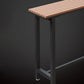 Modern Rectangle Outdoor Patio Bar Table Wood Natural Bistro Bar Height Cocktail Table Clearhalo 'Bar Furniture' 'Bar Tables' 'bar_tables' 'furn' 'furn_bar_tables' 'Furniture' 'furniture_bar_tables' 'Kitchen & Dining Furniture' 1200x1200_14a50828-6360-488a-82e0-cc8ebc5ff88b