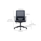 Silla contemporánea de microfibra, sillón con respaldo alto para conferencias