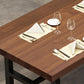 Industrial Dinner Room Dining Table Pine Solid Wood Dining Table