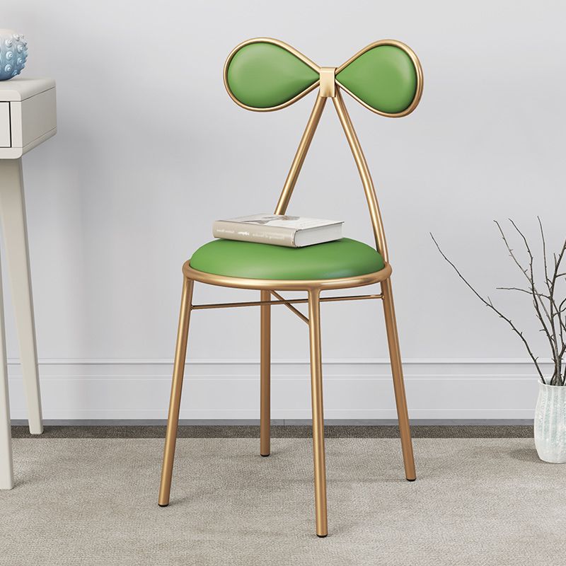 Nordic Design Armless Side Chair Open Back Leather Dining Side Chair Clearhalo ' kitchen&dining_furn' 'Dining Chairs' 'Dining Tables & Seating' 'dining_chair' 'furn' 'furn_dining_chair' 'Furniture' 'furniture_dining_chair' 'Kitchen & Dining Furniture' 'kitchen' 1200x1200_14a9199c-734a-4dd4-8941-e8327cd9db38