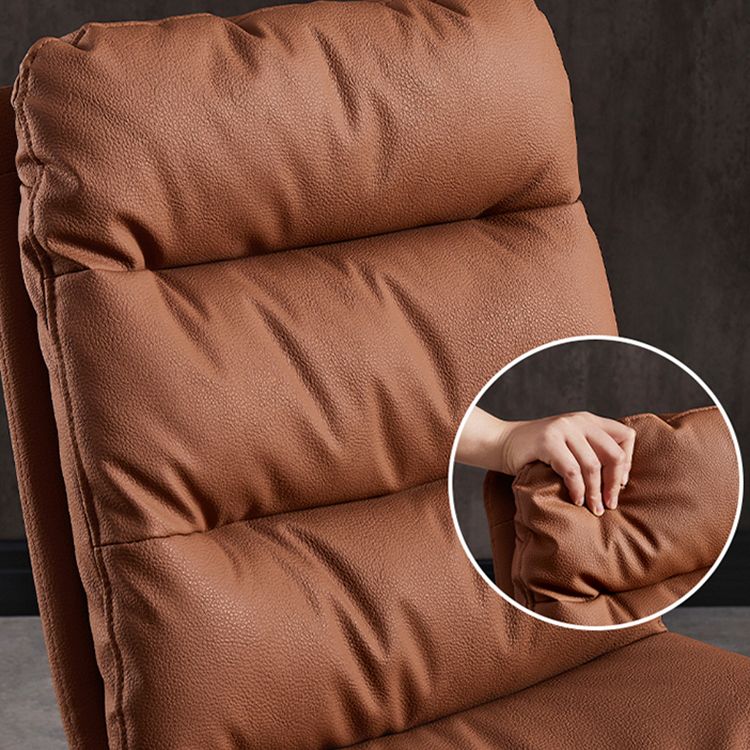 Contemporary Metal Dining Room Chairs Armless Upholstered Side Chair for Home Use Clearhalo ' kitchen&dining_furn' 'Dining Chairs' 'Dining Tables & Seating' 'dining_chair' 'furn' 'furn_dining_chair' 'Furniture' 'furniture_dining_chair' 'Kitchen & Dining Furniture' 'kitchen' 1200x1200_14aa7ddc-a85d-4a3d-9f9d-abccd078ac71