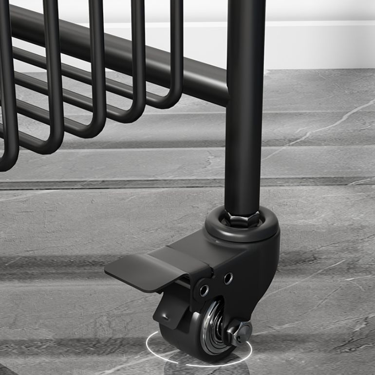 Modern Glass Top with Storage Double Tier Living Room Accent Side Table