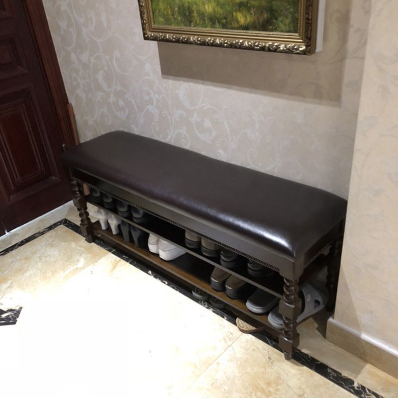 18.9" Wide Traditional Bench Cushioned Entryway and Bedroom Bench Clearhalo 'Benches' 'Chairs & Seating' 'furn' 'furn_benches' 'Furniture' 'Living Room Furniture' 1200x1200_14af4605-3b28-447a-96e5-cae6bd7fd2b3