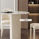 Metal Contemporary Oval Dining Table Sintered Stone Top Table for Dining Room Clearhalo 'Dining Tables & Seating' 'Dining Tables' 'dining_table' 'furn' 'furn_dining_table' 'Furniture' 'Kitchen & Dining Furniture' 1200x1200_14b0ca9d-6f18-4ac6-ab78-e8834415ccdc