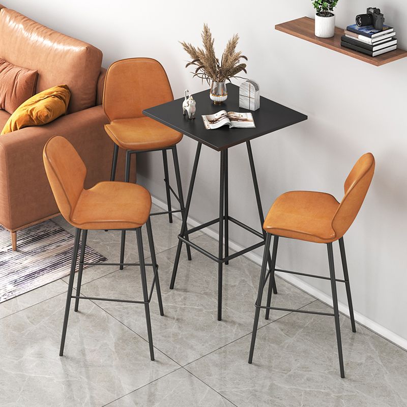 Industrial Bucket Counter & Bar Stool Footrest Metal Indoor Counter Chair Clearhalo 'Bar Furniture' 'Bar Stools' 'bar_stools' 'furn' 'furn_bar_stools' 'Furniture' 'Kitchen & Dining Furniture' 1200x1200_14b100e8-9c98-44b2-973e-cb6144a94c47