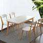 Minimalist White Rectangle Shape Dining Set Solid Wood Standard Dining Set with 4 Legs Base Clearhalo 'Dining Room Sets' 'Dining Tables & Seating' 'dining_room_set' 'furn' 'furn_dining_room_set' 'Furniture' 'furniture_dining_room_set' 'Kitchen & Dining Furniture' 'kitchen&dining_furn' 'kitchen' 1200x1200_14b21df7-28c9-42bb-93db-635f33d929f4