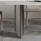 Metal Traditional Luxury Rectangle Table Sintered Stone Table with Double Pedestal Base Clearhalo 'Dining Tables & Seating' 'Dining Tables' 'dining_table' 'furn' 'furn_dining_table' 'Furniture' 'Kitchen & Dining Furniture' 1200x1200_14b2499e-5fb0-4c2f-a899-78ef8dd785a7