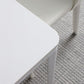 Ensemble de salle à manger moderne en pierre frittée, rectangulaire, 1/4/5/6/7 pièces, ensemble de Table de salle à manger en blanc