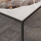 Industrial Style Sintered Stone Table 4 Legs Black Base Rectangle Table for Home Clearhalo ' dining_table' 'Dining Tables & Seating' 'Dining Tables' 'furn' 'furn_dining_table' 'Furniture' 'furniture_dining_table' 'Kitchen & Dining Furniture' 'kitchen&dining_furn' 'kitchen' 'kitchen_dining_table' 1200x1200_14b445b0-0d04-4d23-a923-82a53b131f54