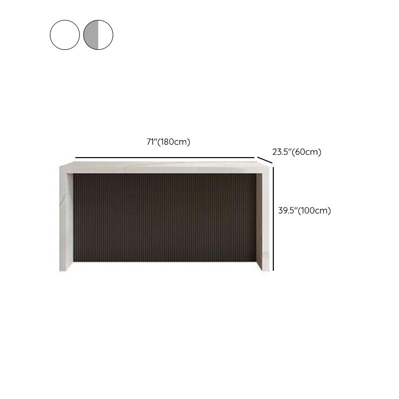 Modern Rectangle Stone Bar Dining Table Table for Living Room Clearhalo 'Bar Furniture' 'Bar Tables' 'bar_tables' 'furn' 'furn_bar_tables' 'Furniture' 'Kitchen & Dining Furniture' 1200x1200_14b4af3a-5716-4fc9-ab51-1a73a848f46a