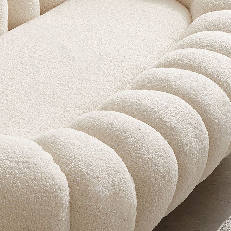 Modern Velvet / Wool Blend Accent Chair, 100 Wide Fixed Back Chair and Ottoman Clearhalo 'Accent Chairs' 'accent_chairs' 'Chairs & Seating' 'furn' 'furn_accent_chairs' 'Furniture' 'Living Room Furniture' 1200x1200_14b55fbf-0184-4a0e-ade9-2e935661c3ff