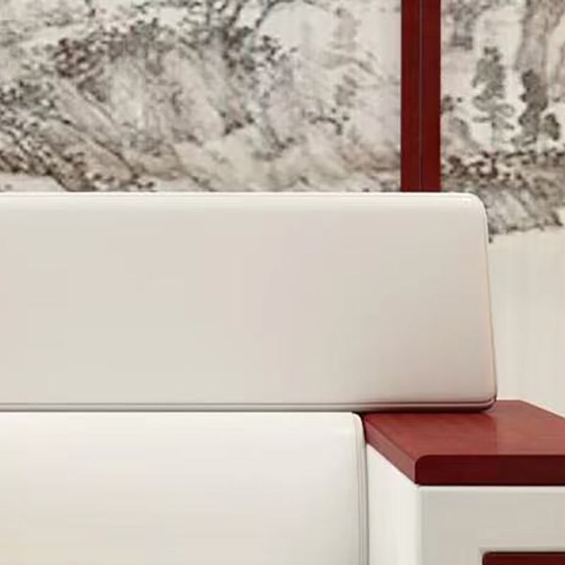 White Contemporary Square Arm Standard Sofa for Living Room, Bonus Room Clearhalo 'furn' 'furn_sofas' 'Furniture' 'furniture_sofas' 'kitchen' 'kitchen_sofas' 'Living Room Furniture' 'Sofa' 'sofas' 1200x1200_14b58e50-78d7-4a47-a2ed-f9d1b4f9d5a7