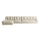 Armless Tufted Split-Back Sectional Sofa with Chaise L-Shape Sectionals Sofas Clearhalo 'furn' 'furn_sectionals' 'Furniture' 'furniture_sectionals' 'kitchen' 'kitchen_sectionals' 'Living Room Furniture' 'Sectionals' 1200x1200_14bbb819-98f3-439e-934d-7716378e1fe4
