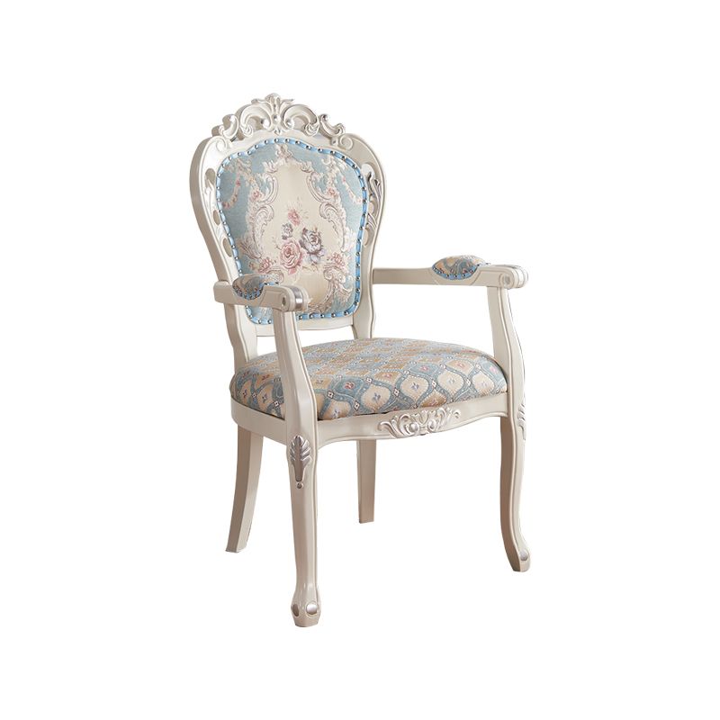 Victorian Upholstered Dining Chair King Louis Back Matte Finish Dining Chair (Set of 2) Clearhalo ' kitchen&dining_furn' 'Dining Chairs' 'Dining Tables & Seating' 'dining_chair' 'furn' 'furn_dining_chair' 'Furniture' 'furniture_dining_chair' 'Kitchen & Dining Furniture' 'kitchen' 1200x1200_14bc284b-65c7-4d0d-bd3a-c0ba9014b581