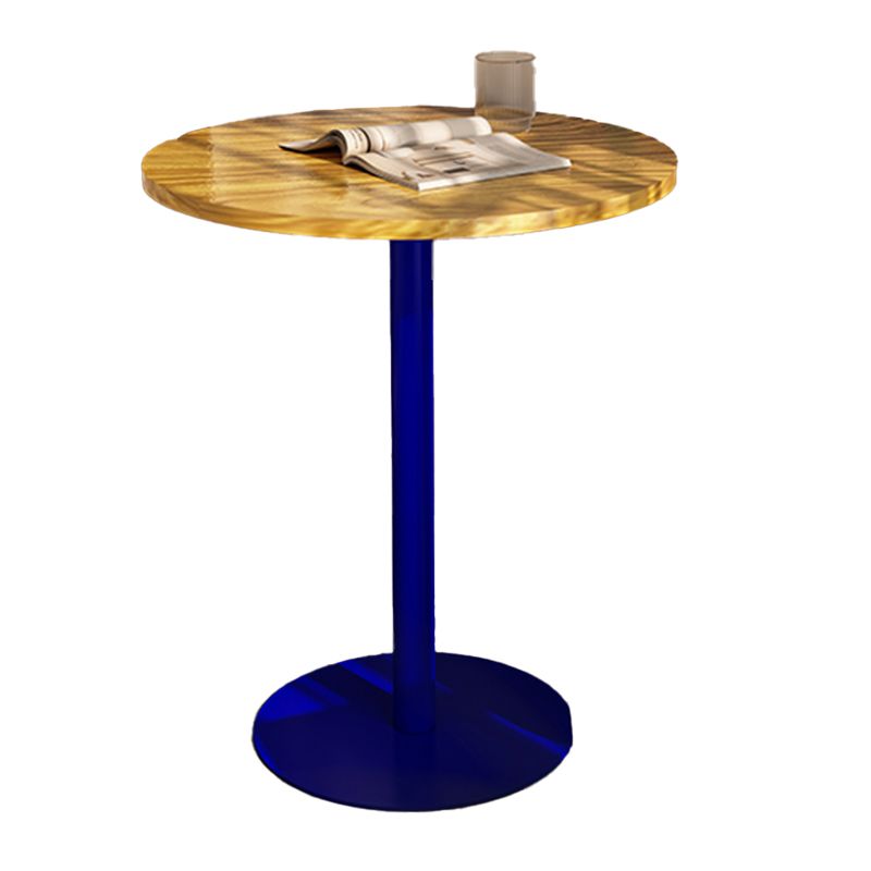 Tavolo di estremità del piedistallo rotondo Minimalista Legno late